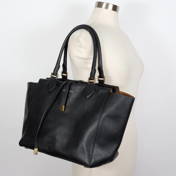 Michael Kors Collection Handbag Bag Miranda black leather Large